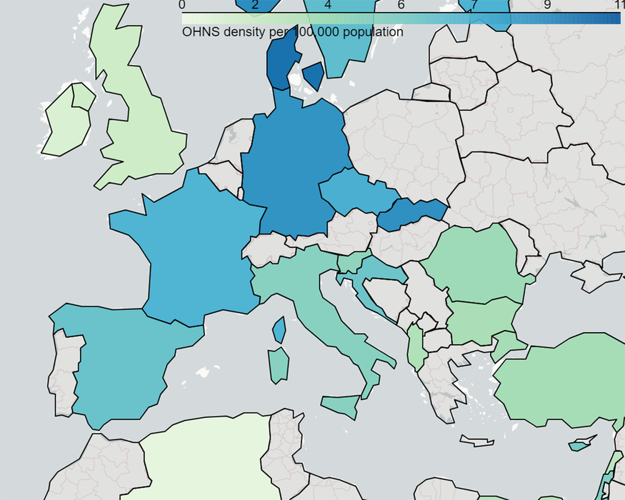 Global Anesthesia Workforce Map